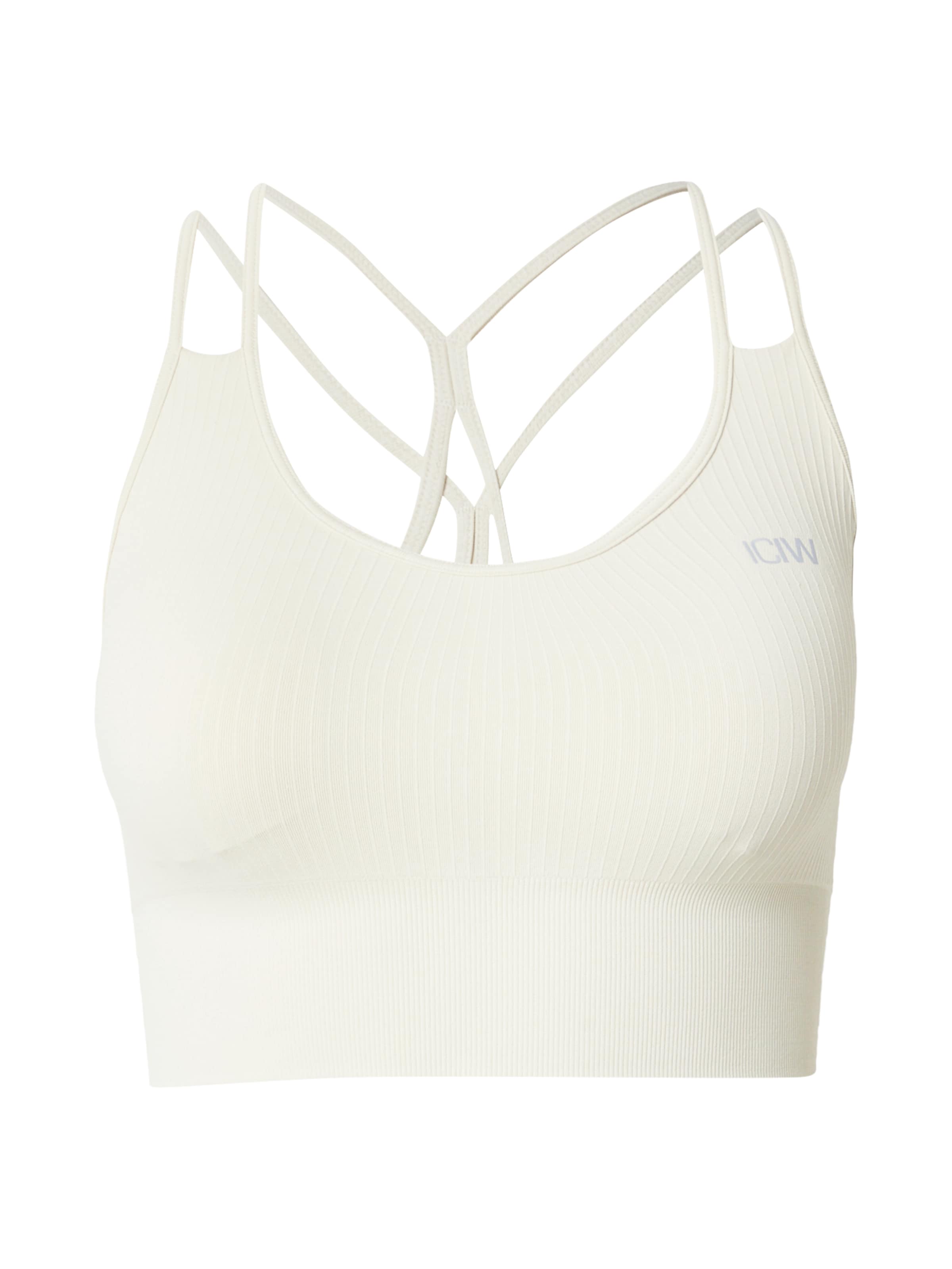 ICANIWILL Bralette Sports bra in White: front