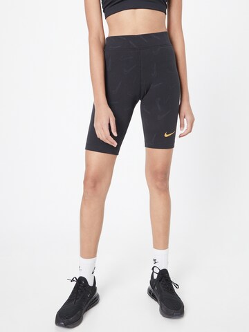 Skinny Leggings Nike Sportswear en noir : devant