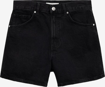 MANGO Regular Farkut 'ZOE' värissä musta: etupuoli