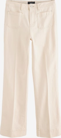 smėlio Next Plačios klešnės Džinsai: priekis