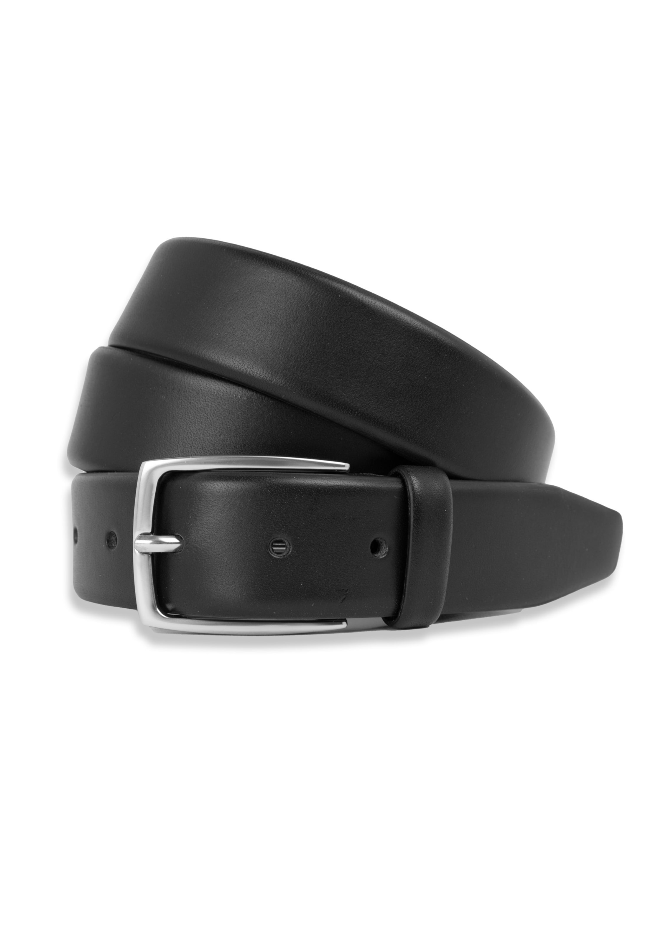 Ceinture ROY ROBSON en noir : devant