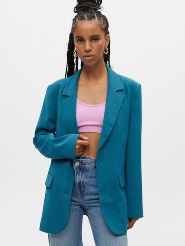 Pull&Bear Blazer in Blue: front