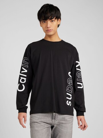 T-Shirt Calvin Klein Jeans en noir : devant