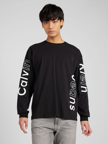 Calvin Klein Jeans - Camiseta en negro: frente