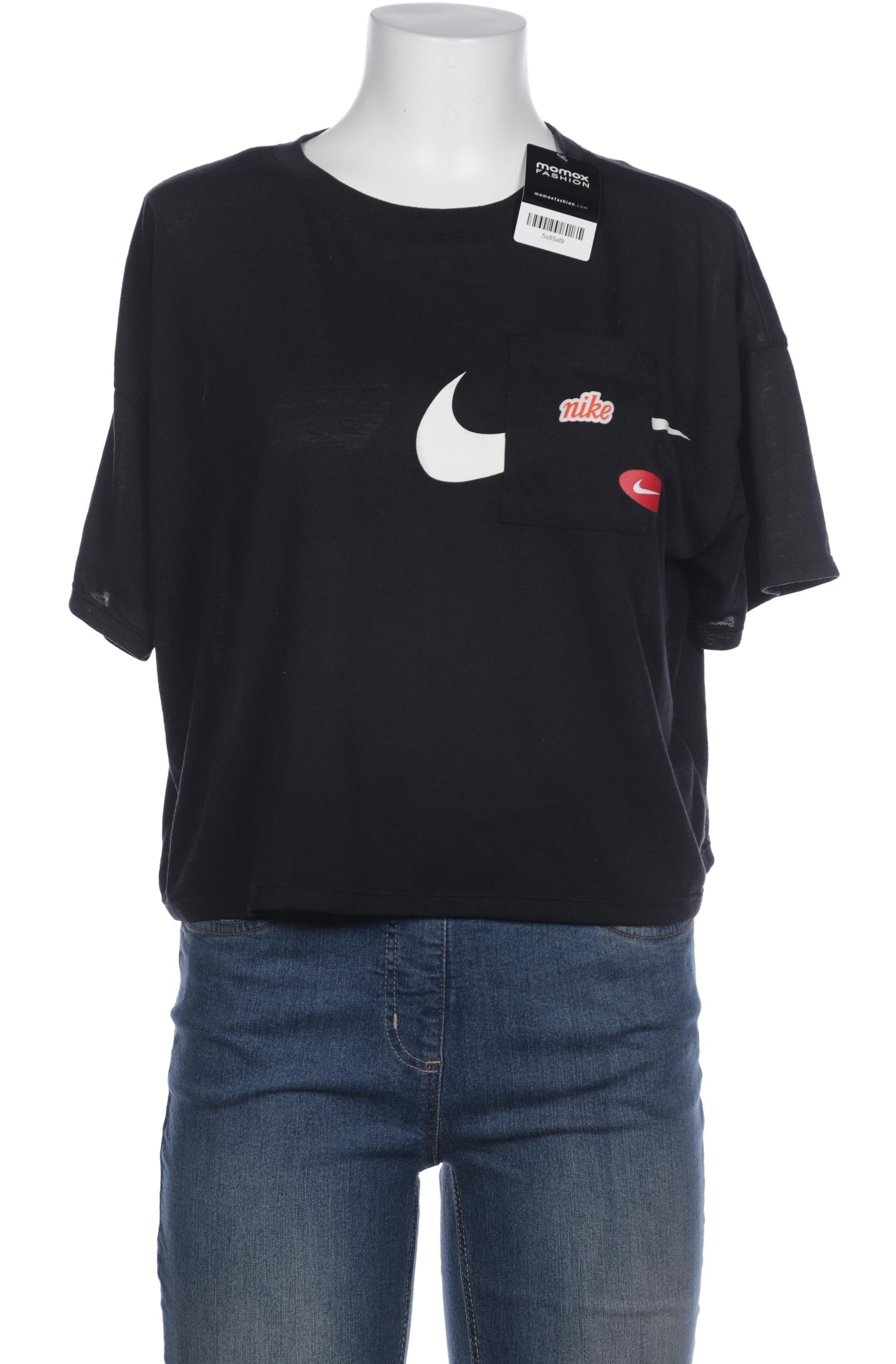 NIKE Top & Shirt in M in Black: front