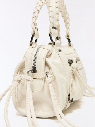 Bershka Ročna torbica | bela barva