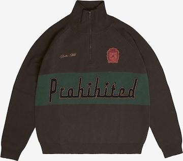 Pullover di Prohibited in verde: frontale