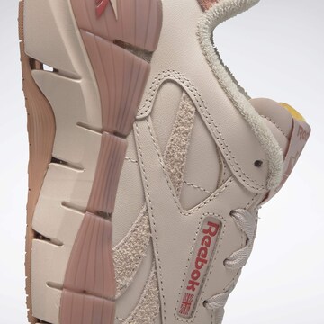 Reebok Running Shoes 'Zig Kinetica 2.5' in Beige