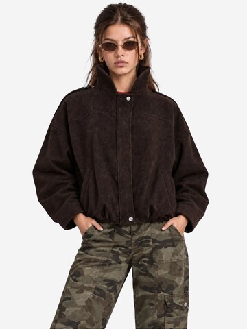 Happiness İstanbul Winterjacke‌‌‌‌ in Braun: Vorderseite
