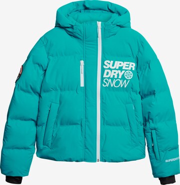 Superdry Athletic Jacket in Blue: front