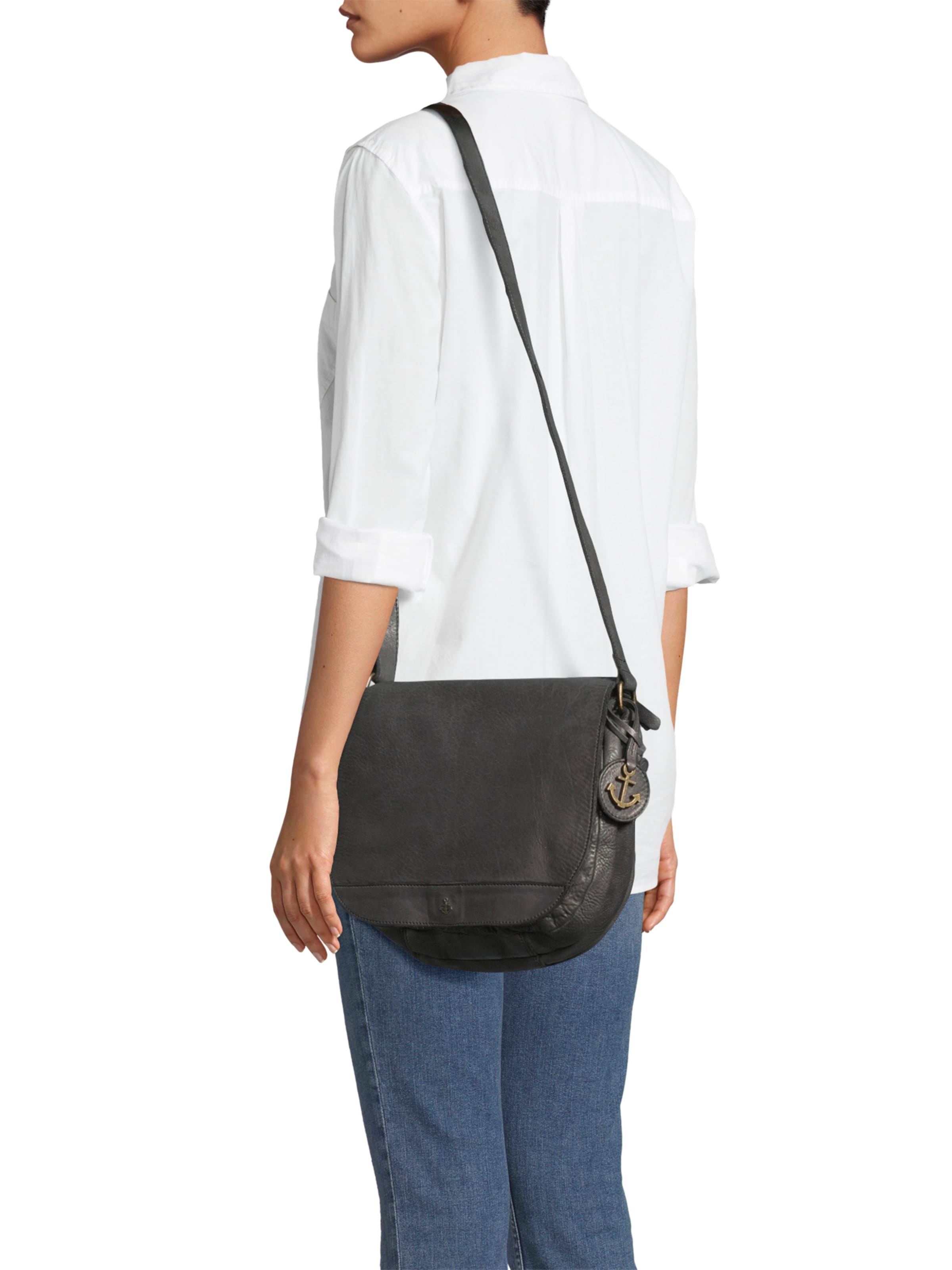 Harbour 2nd Umhängetasche 'Lotta' in Grau: Vorderseite