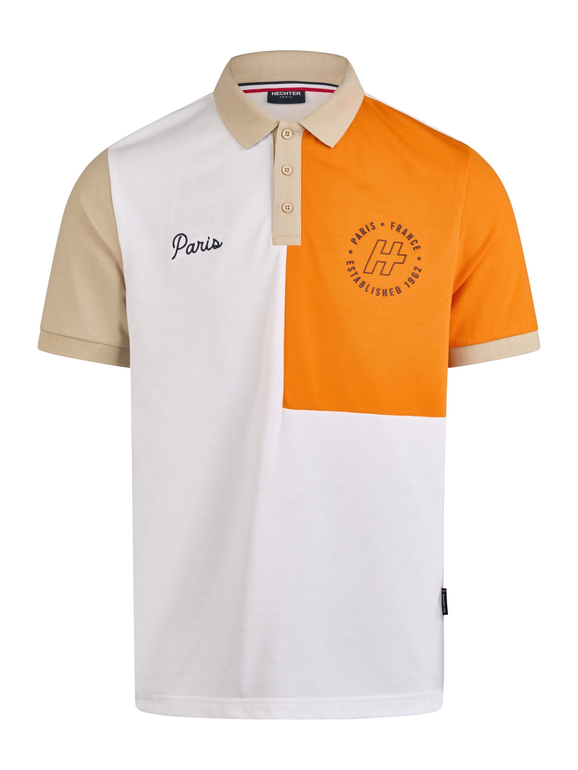 HECHTER PARIS Shirt in Oranje: voorkant