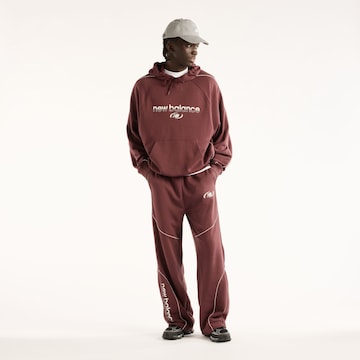 new balance - Casaco deportivo 'Trackside French Terry Hoodie' em vermelho