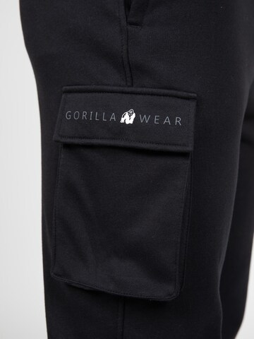 Gorilla Wear Tapered Cargobroek 'Hudson' in Zwart