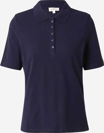 s.Oliver Shirt in Blauw: voorkant