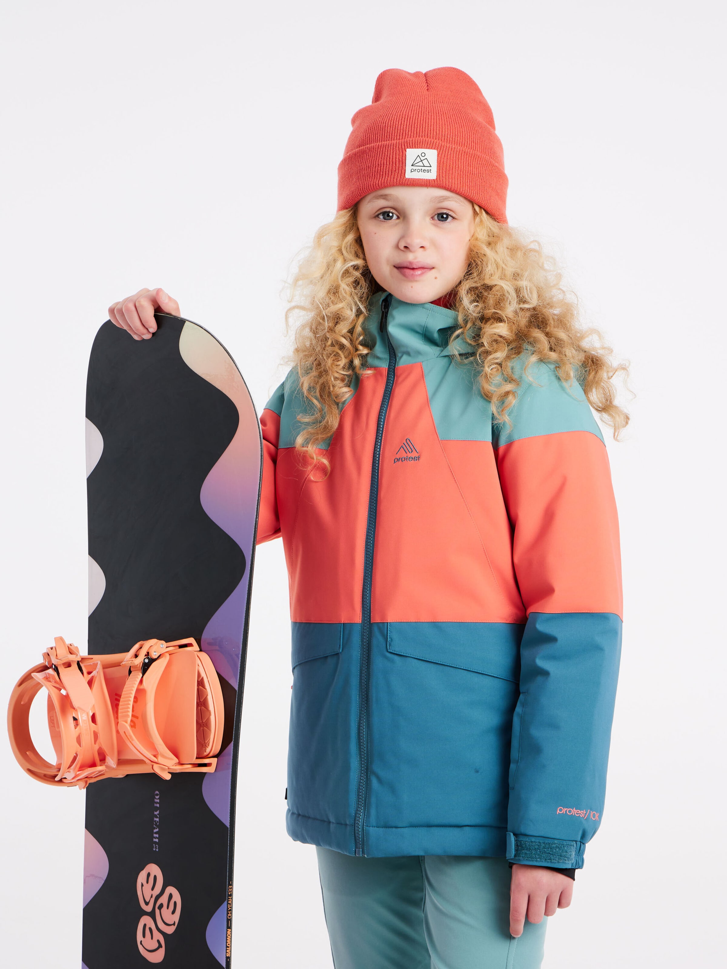 PROTEST Sportjacke 'PRTKIWI JR'‌‌‌‌‌‌‌‌‌‌ in Grün: Vorderseite