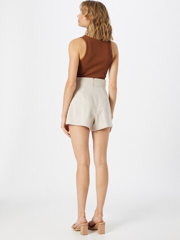 River Island Wide Leg Shorts in Beige