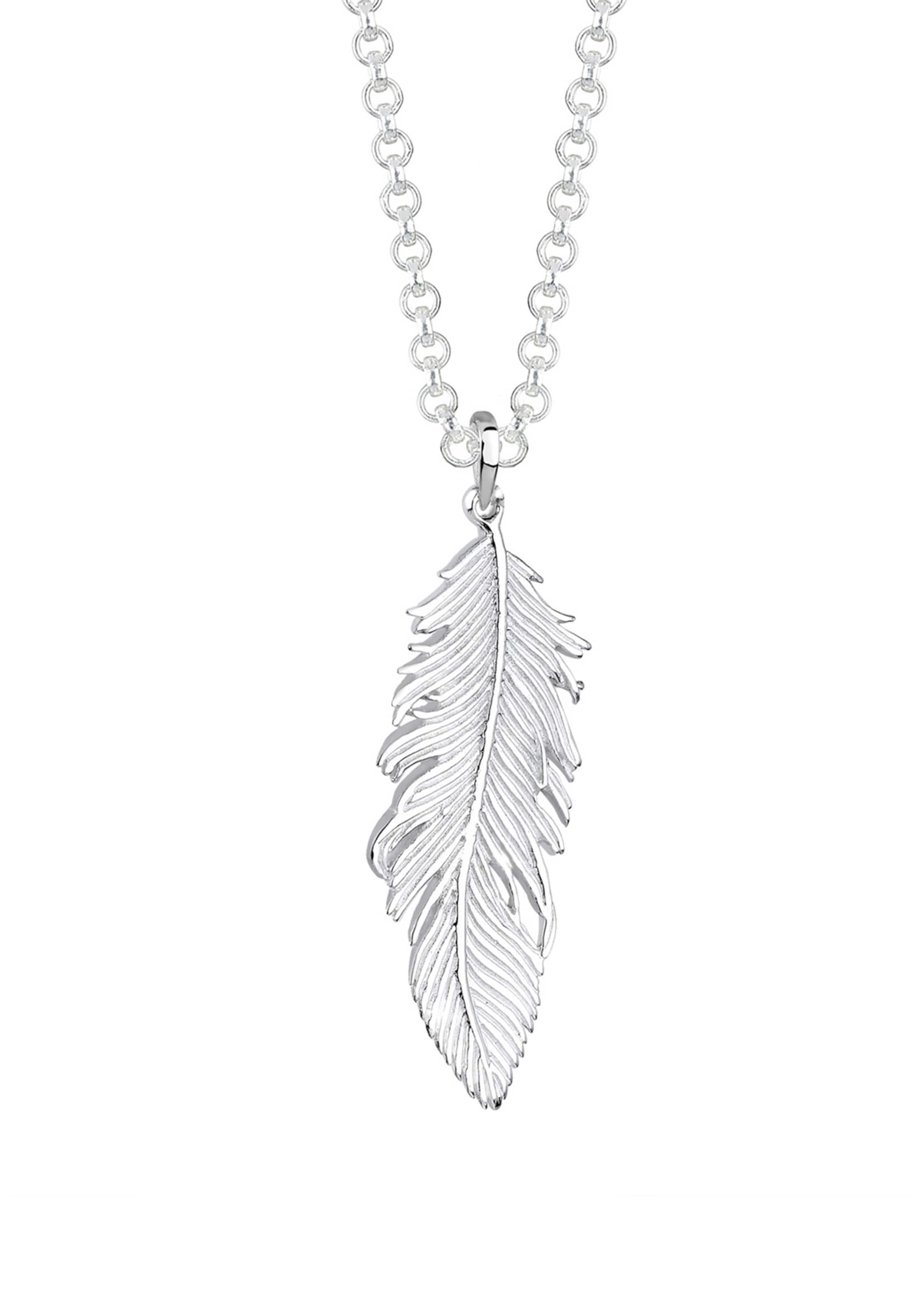 Chaîne 'Feder' ELLI en argent : devant