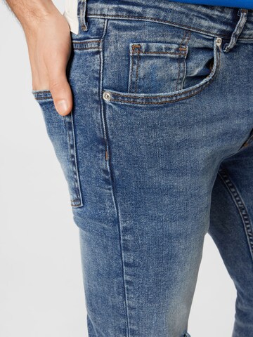 Denim Project - Slimfit Calças de ganga 'Mr Blue' em azul