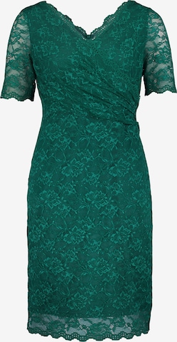 Robe de cocktail Vera Mont en vert : devant