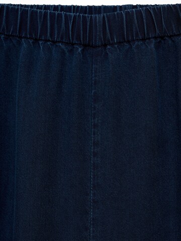 MANGO Loose fit Trousers 'MILOS' in Blue