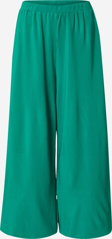 s.Oliver Zvonové kalhoty Kalhoty – zelená: přední strana