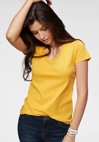 FRUIT OF THE LOOM Shirt in Yellow