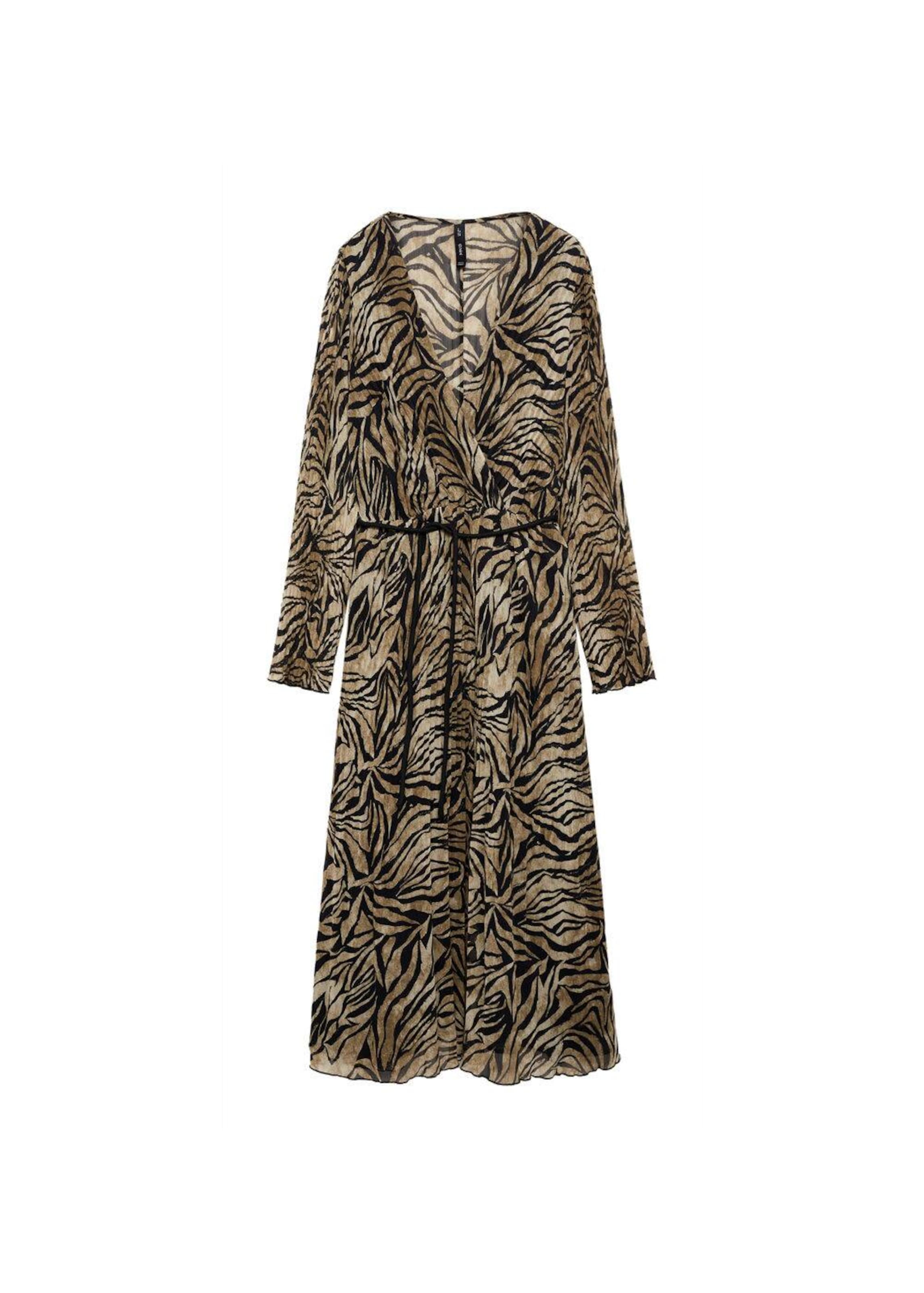 MANGO Kleid 'Amber' in Braun: Vorderseite