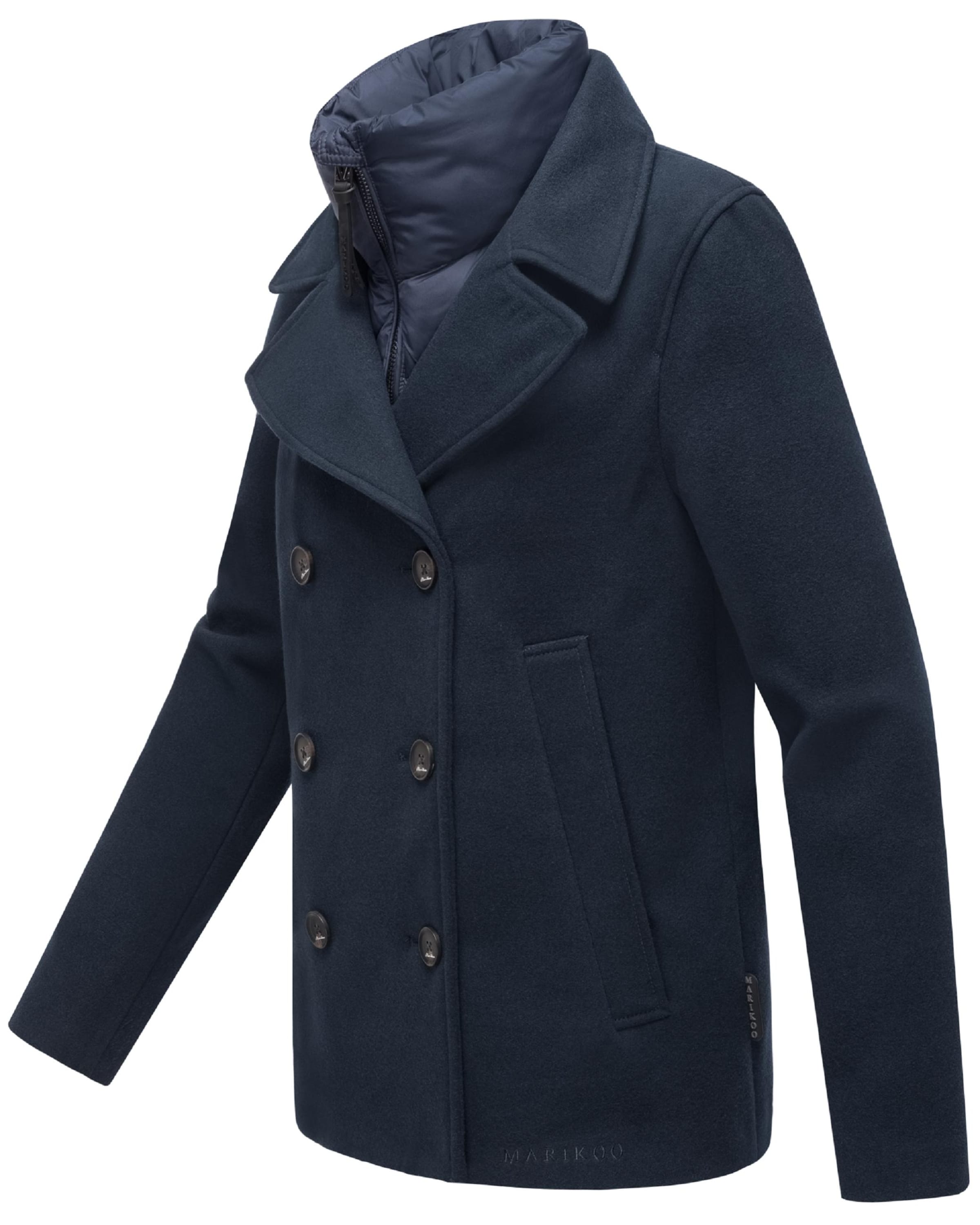 MARIKOO Płaszcz przejściowy w kolorze niebieski