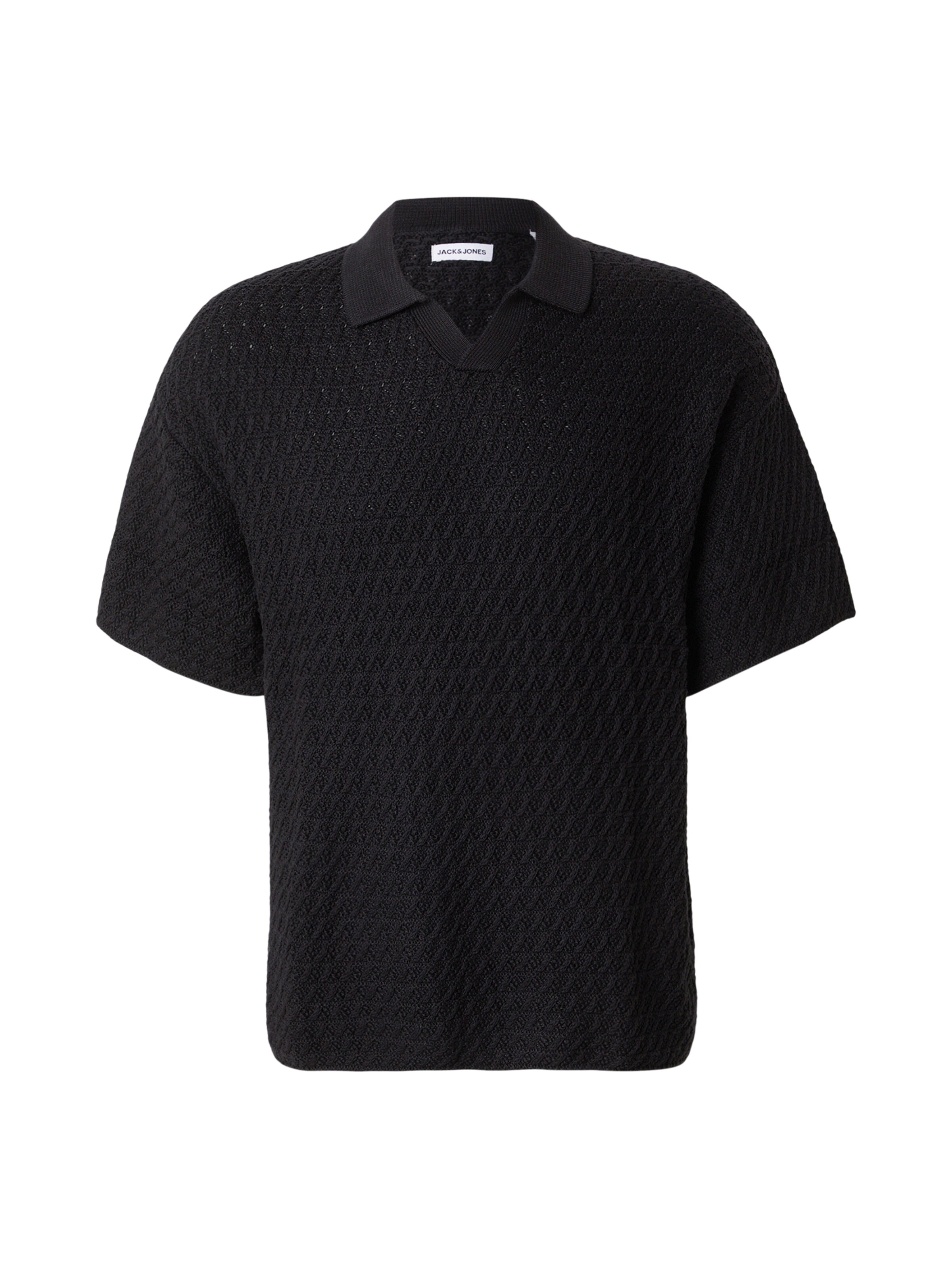 JACK & JONES Pulover 'JJHUDSON' | črna barva, Prikaz izdelka