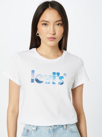 LEVI'S ® Shirt 'The Perfect Tee' in Weiß: predná strana