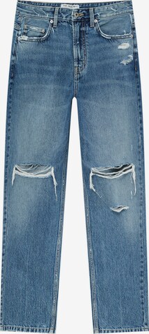 Pull&Bear Loose fit Jeans in Blue: front