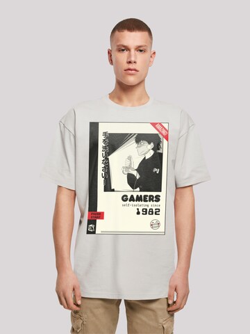 F4NT4STIC Shirt 'Retro Gaming SEVENSQUARED' in Grey: front