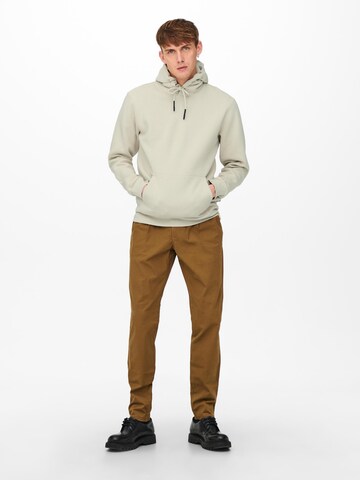 Only & Sons Regular Fit Sweatshirt 'Ceres' in Grau