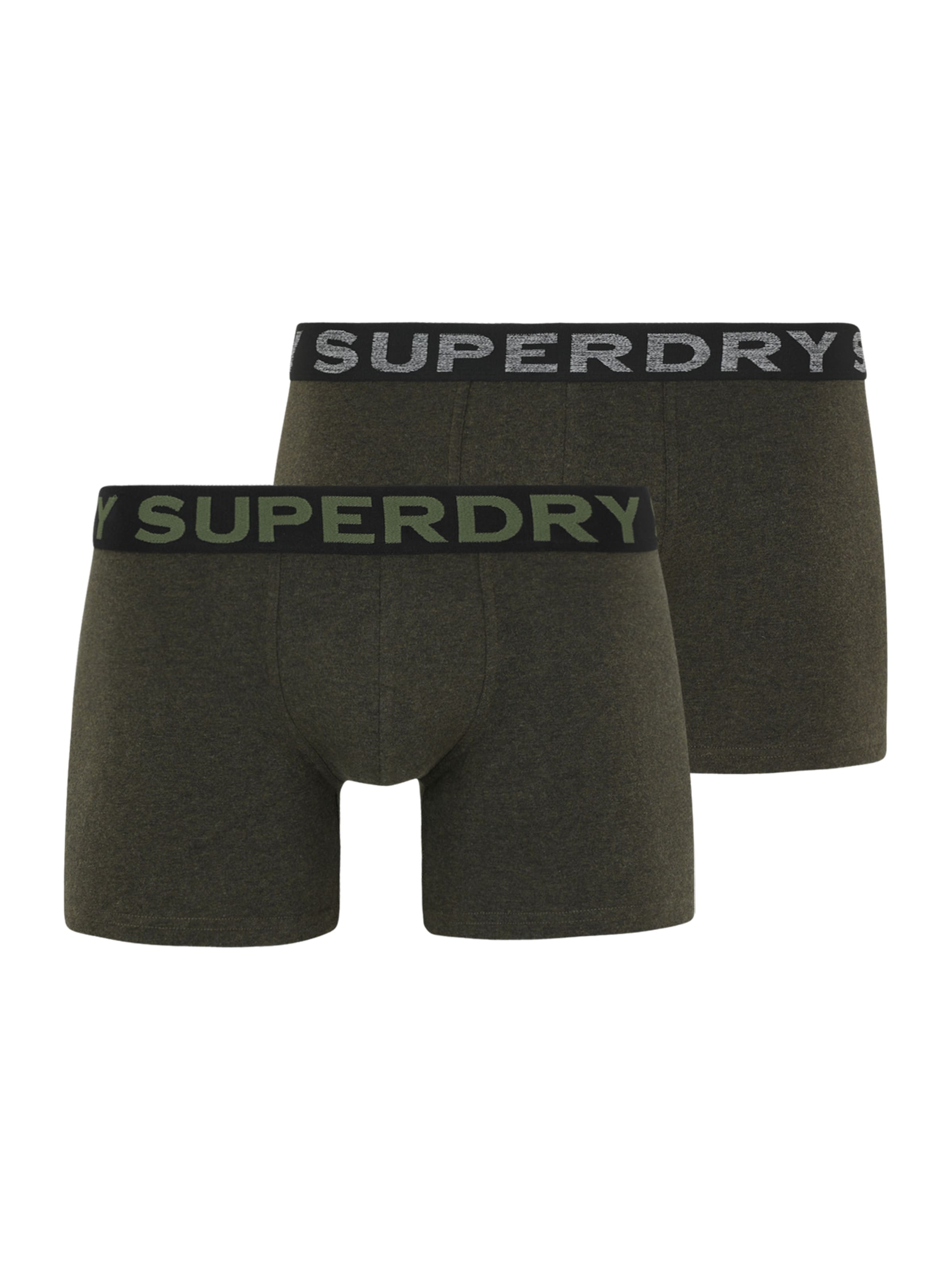 Superdry - Boxers em verde: frente