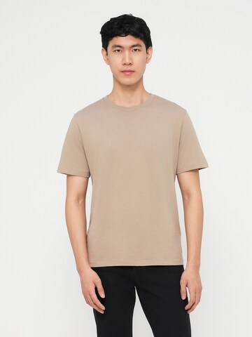 JACK & JONES Μπλουζάκι σε μπεζ: μπροστά