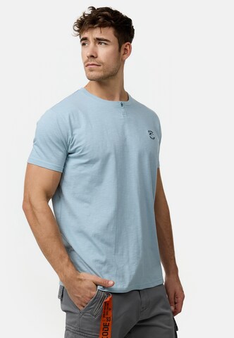 T-Shirt 'Ansel' INDICODE JEANS en bleu