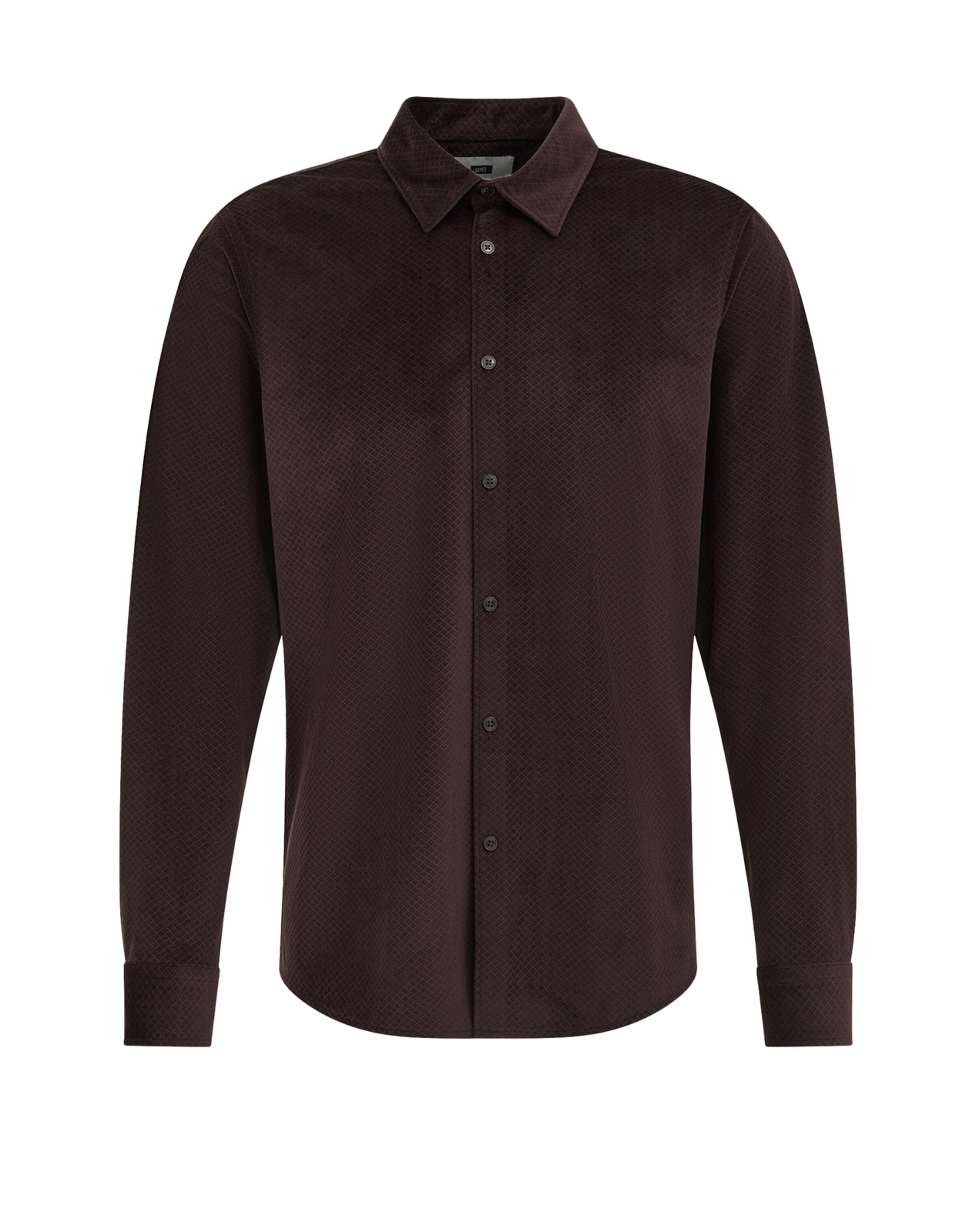 Comfort fit Camicia di WE Fashion in marrone: frontale