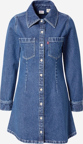 LEVI'S ® Платье-рубашка 'Mini Dress' в Синий: спереди