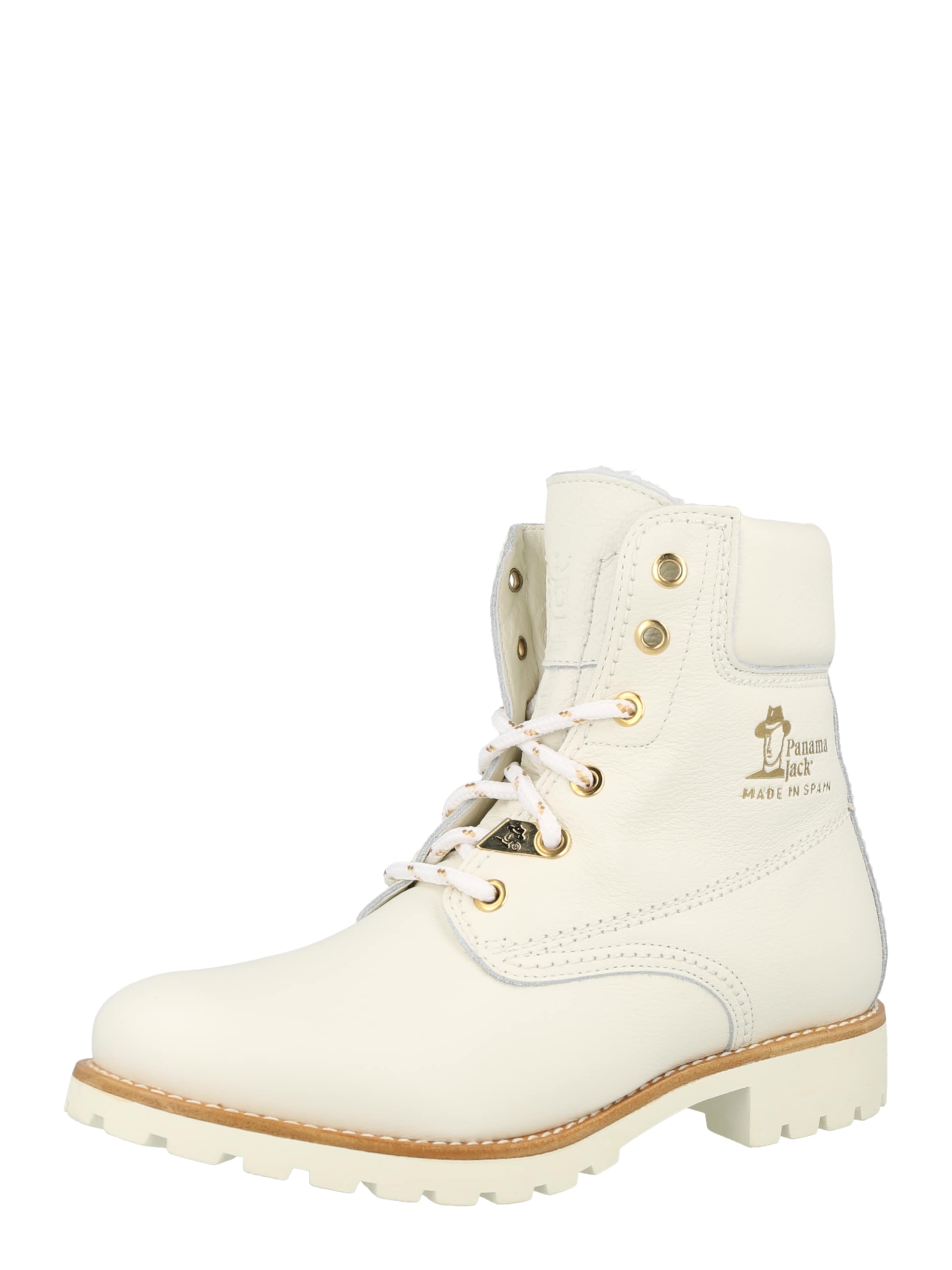 Bottines à lacets 'Igloo' PANAMA JACK en blanc : devant