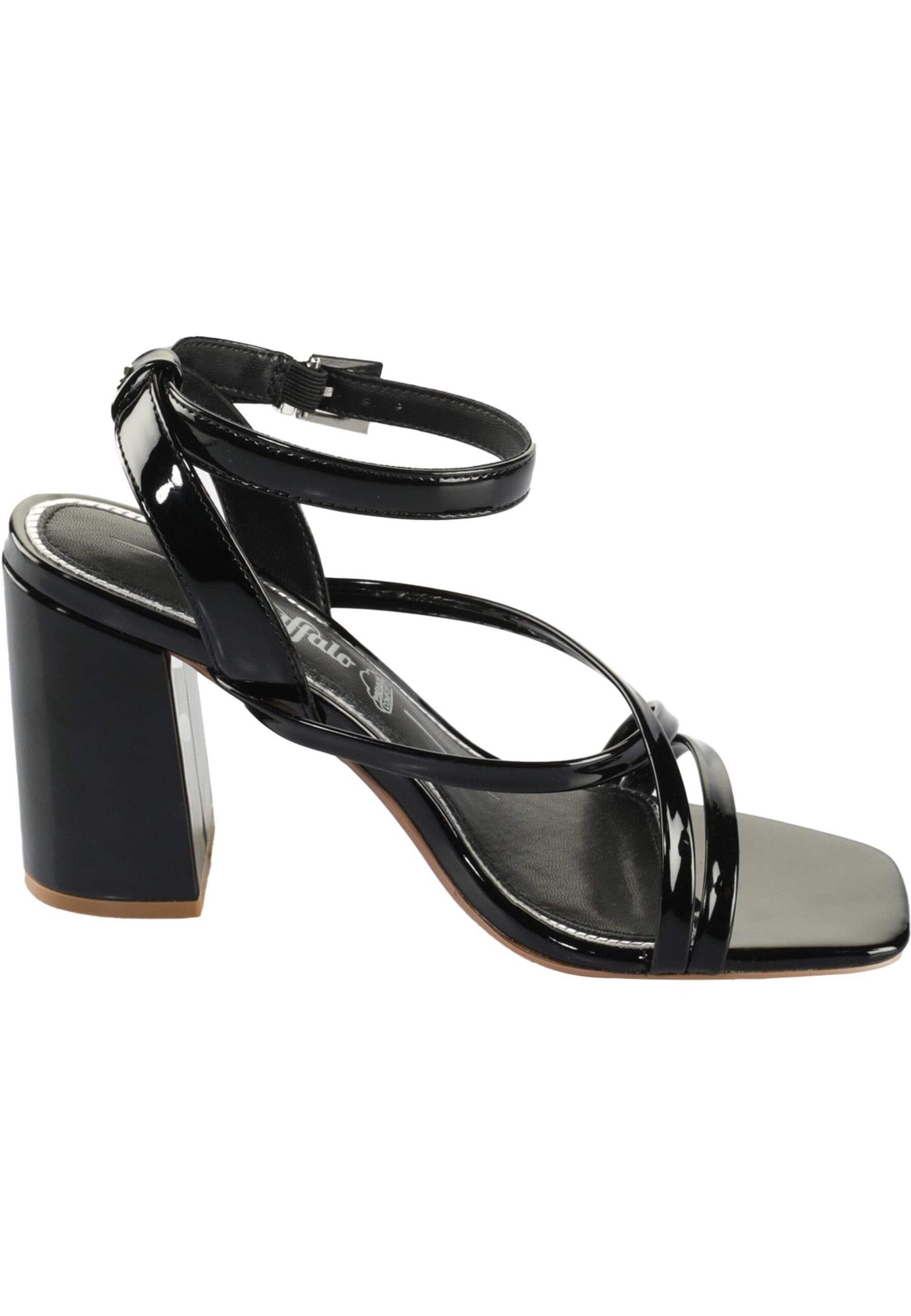 BUFFALO Strap sandal 'Charlotte Mss' in Black