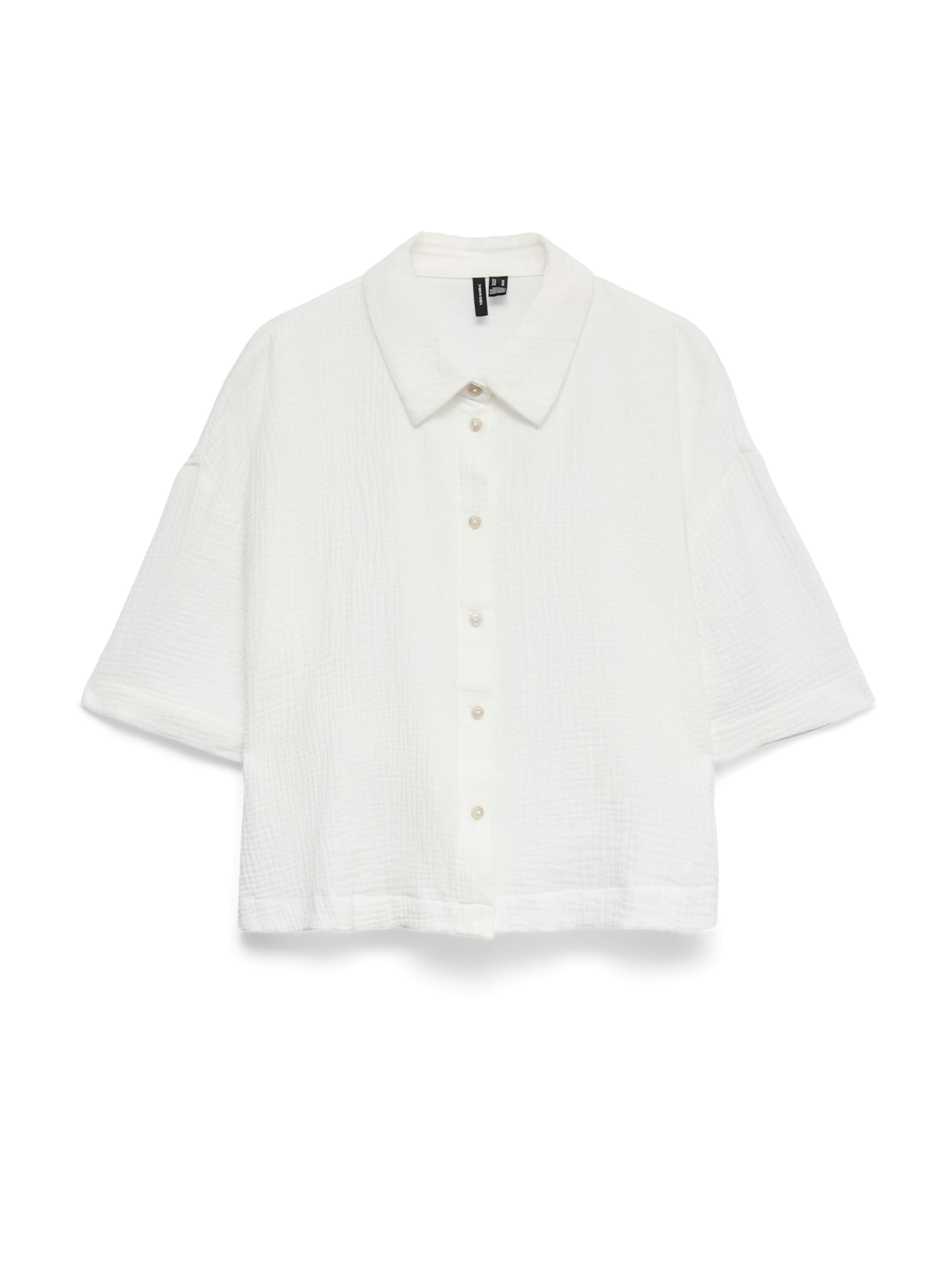 Camicia da donna 'VMNATALI' di VERO MODA in bianco: frontale