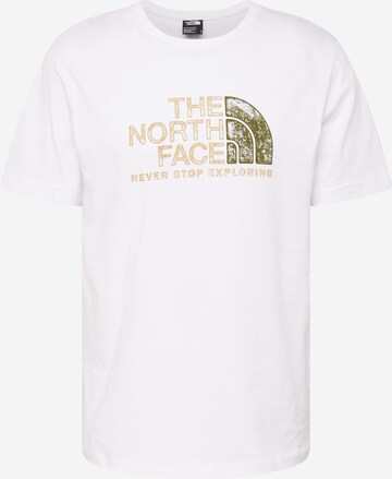 T-Shirt 'RUST 2' THE NORTH FACE en blanc : devant