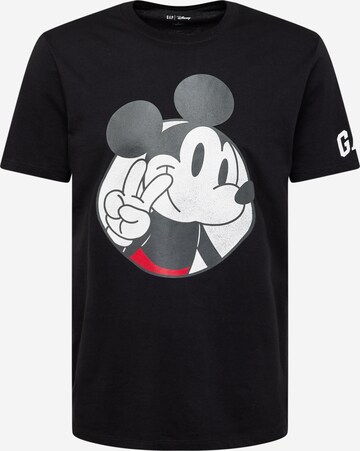 GAP T-shirt 'MICKEY' i svart: framsida