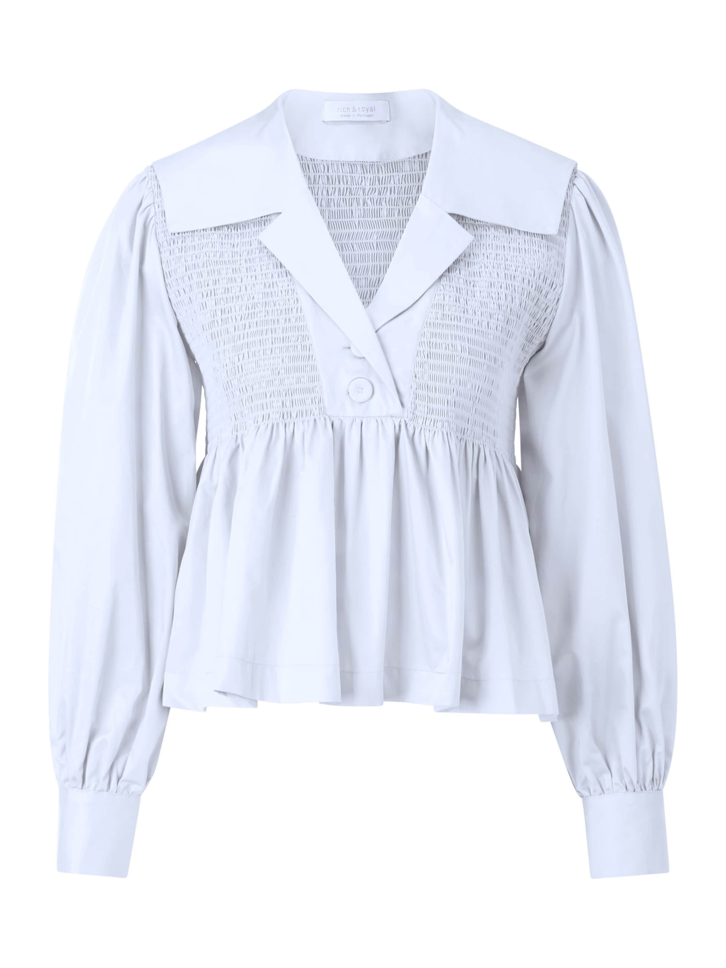Rich & Royal Bluse in Weiß: Vorderseite