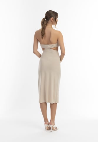 faina Dress in Beige