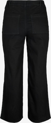Zizzi - Perna larga Calças de ganga em preto
