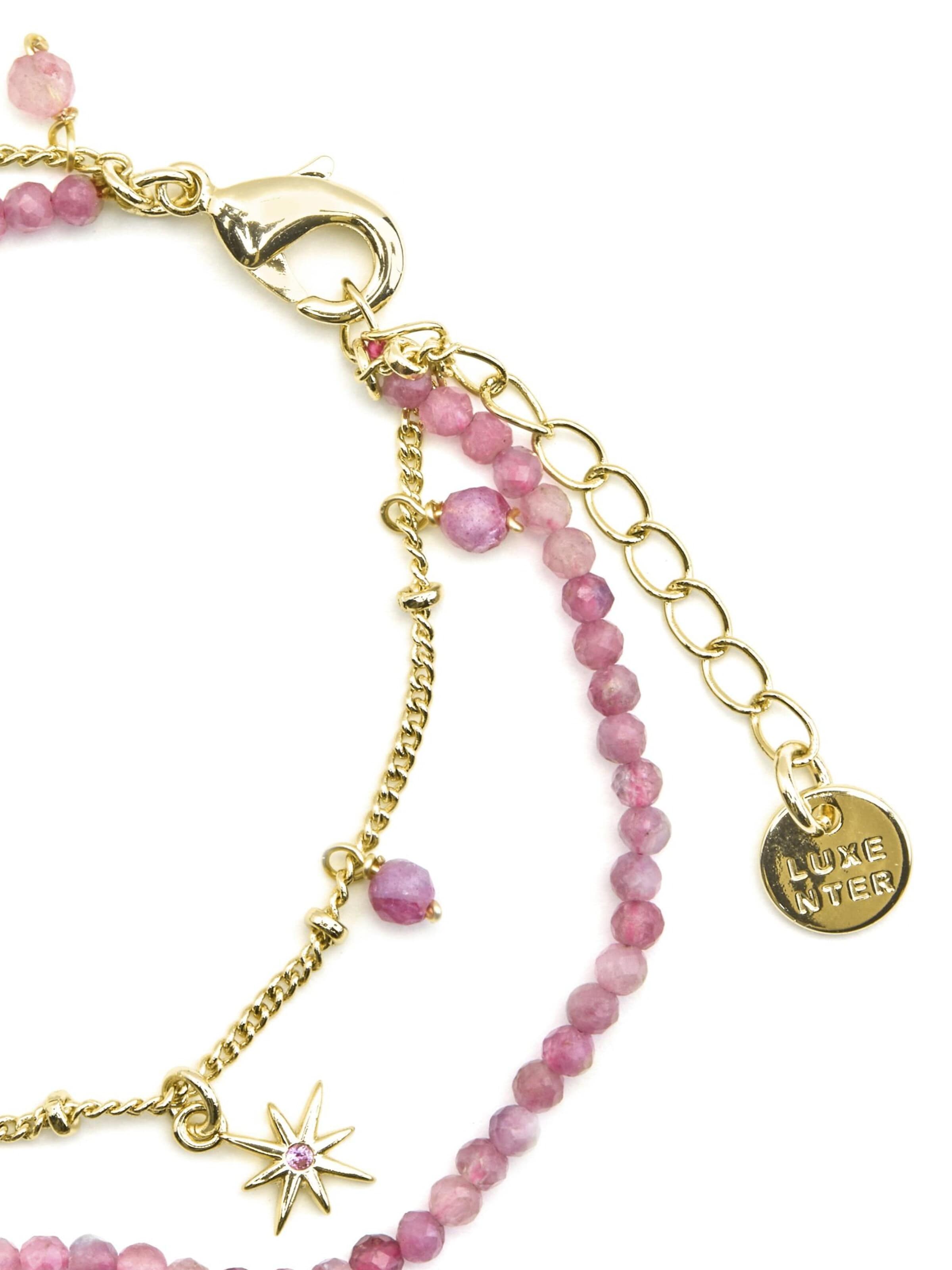 Luxenter Náramek 'Ethal' – pink