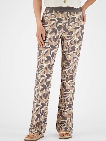 Coupe slim Pantalon 'ZARIA' Gardeur en beige : devant