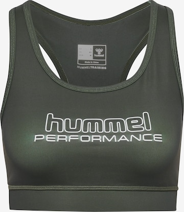 Hummel Sports bra 'Te Fundamental' in Green: front